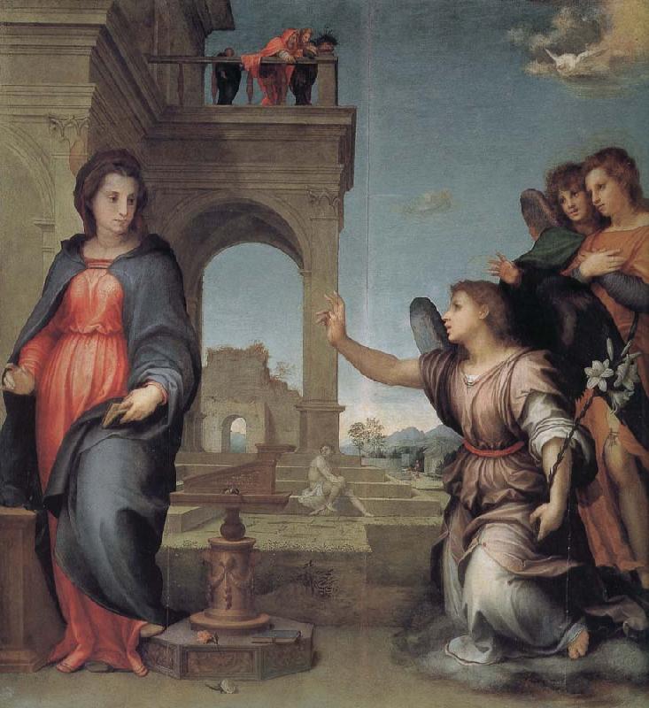 Andrea del Sarto Reported good news oil painting picture
